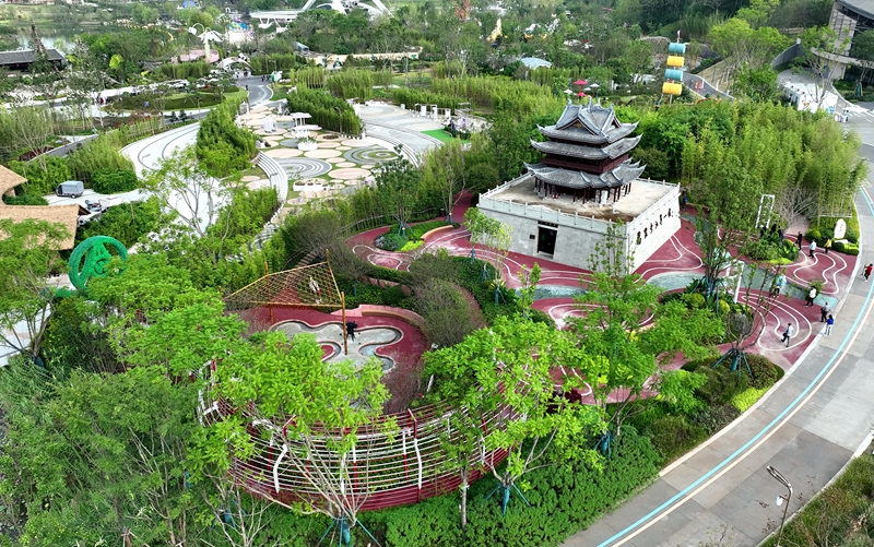 贏得世園會(huì)金獎(jiǎng) 宜賓展園憑實(shí)力“出圈” (3).JPG
